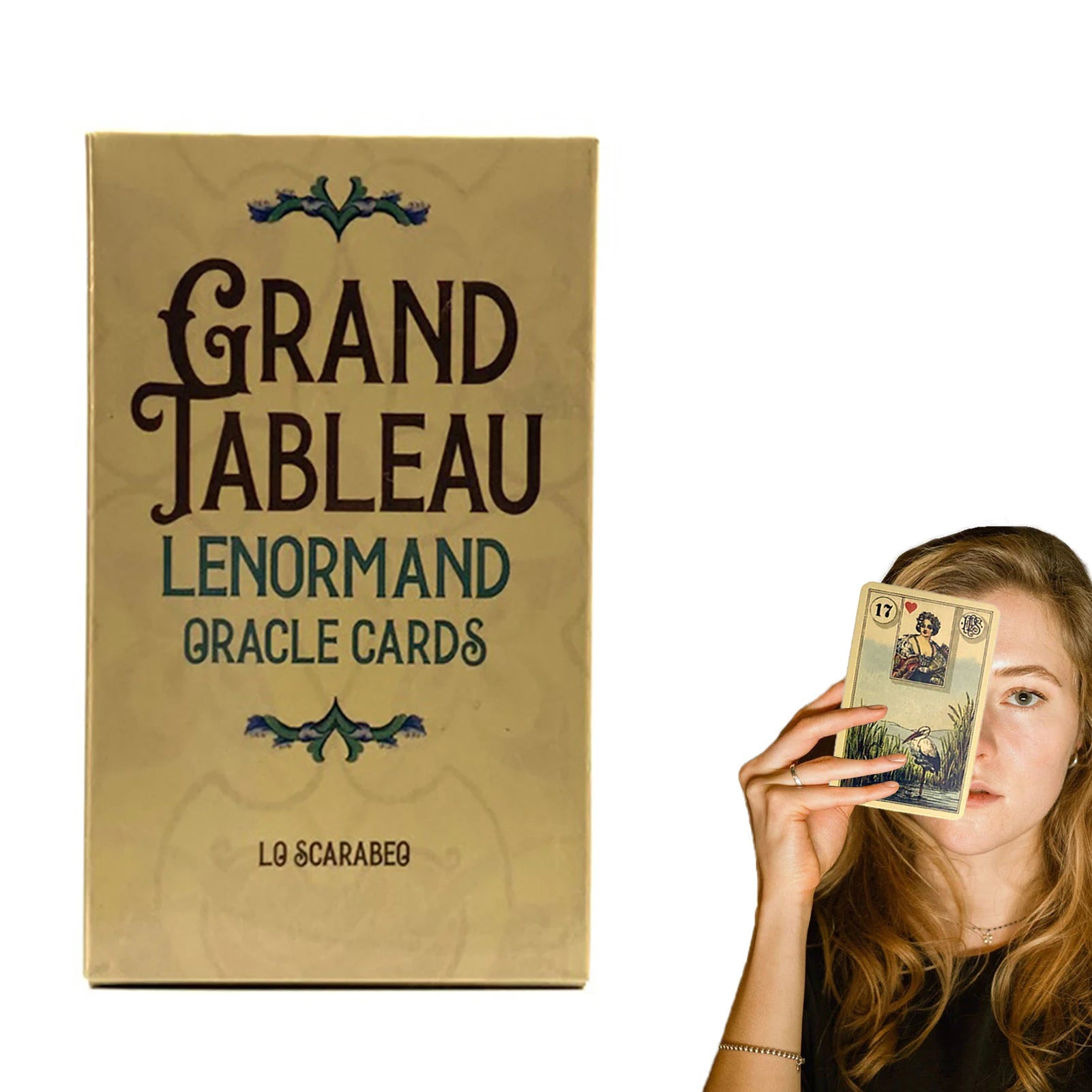 Grand Tableau Lenormand Oracle Card Occult Tarot Card With Paper Instruction Manual English Version Divination Fate Board Games