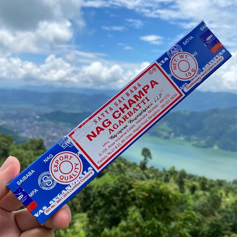 Satya Incense Sticks Handmade India White Sage Dragons Blood Natural Household Indoor Clean Air Incense Sticks NAG Champa