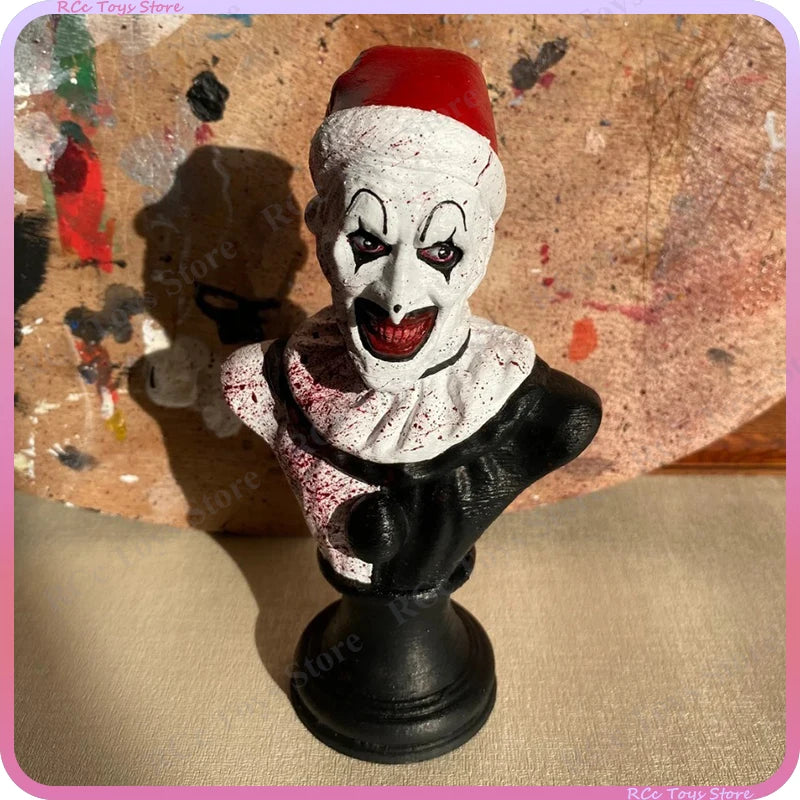 Halloween Terrifier Art The Clown Figure Horror Clown Toy Outdoor Garden Halloween Statue Decoration Resin Sculpture Model