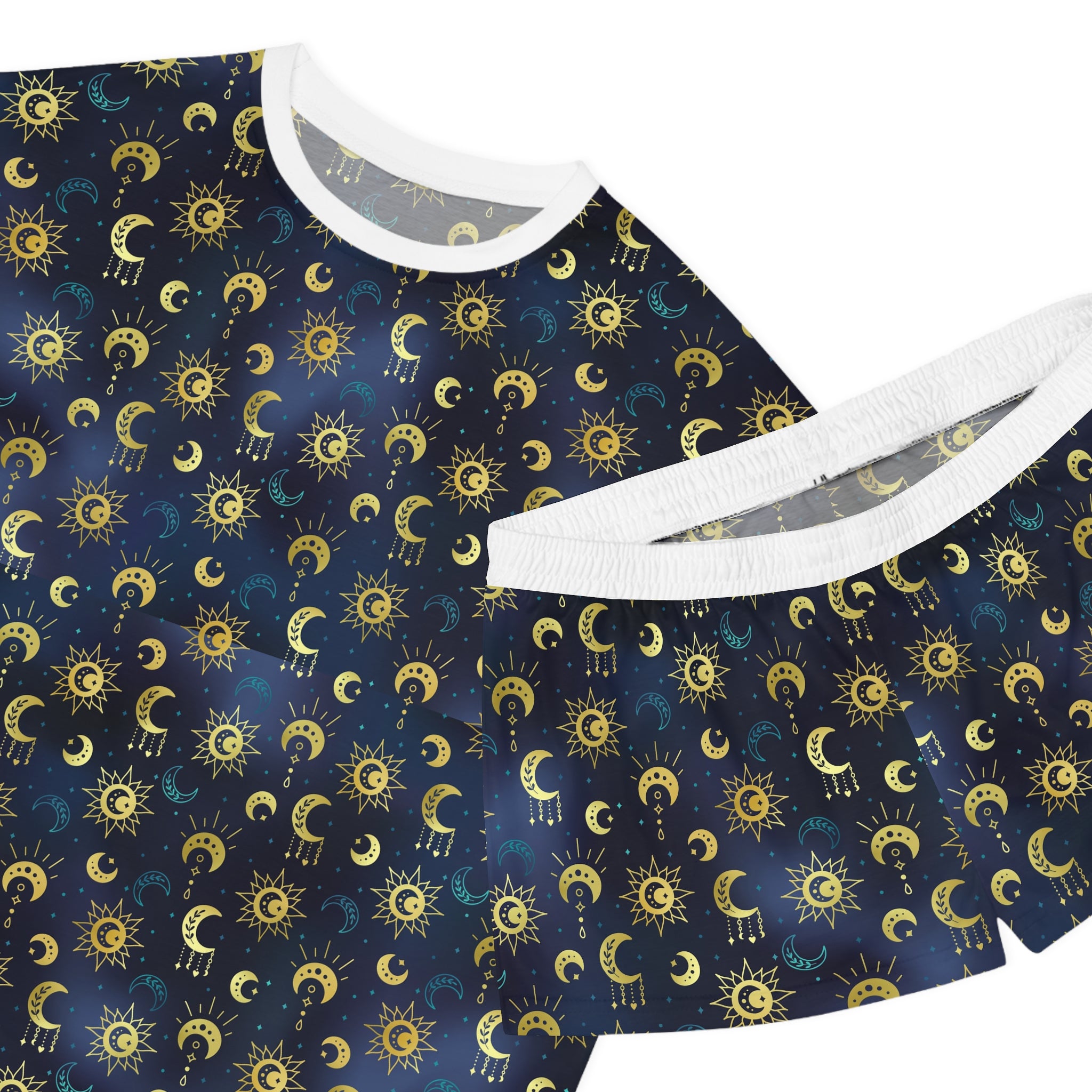 Pajama set in celestial print