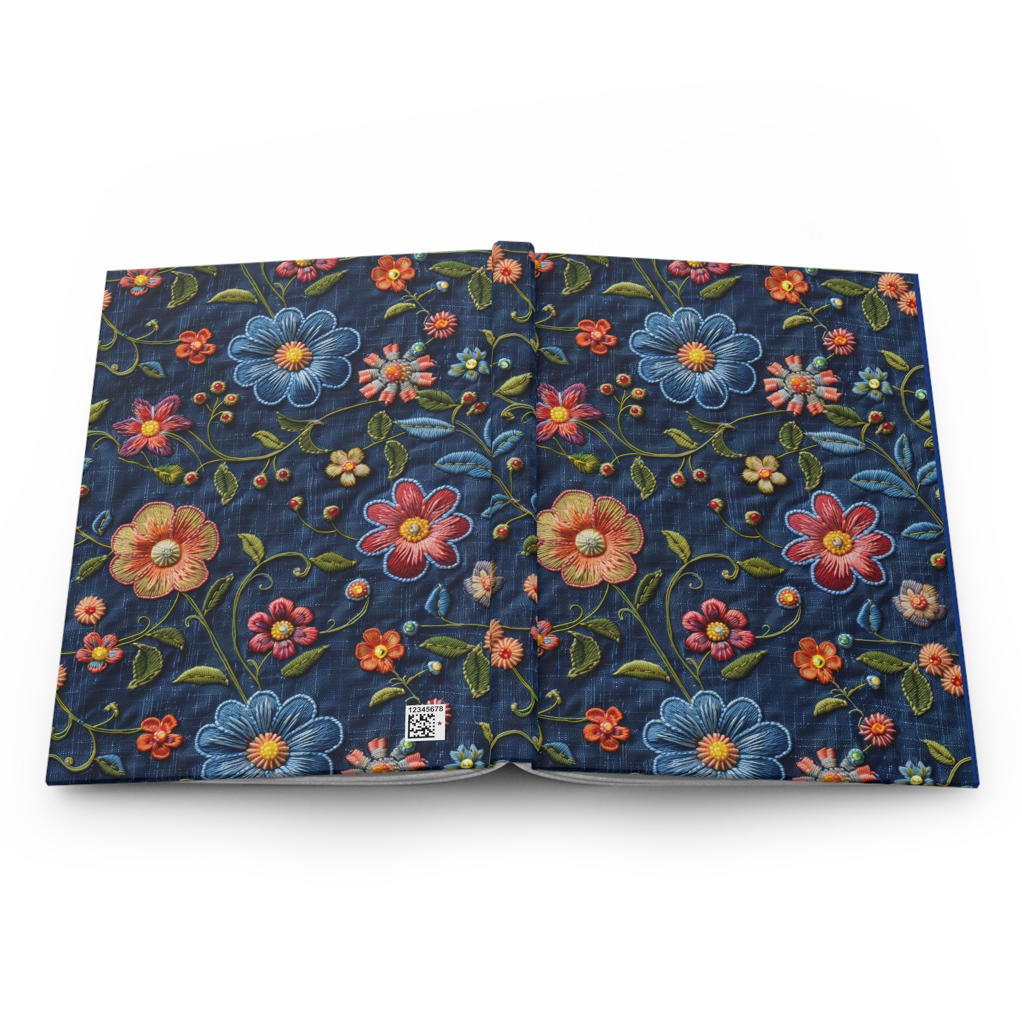 Floral-patterned product on a white background