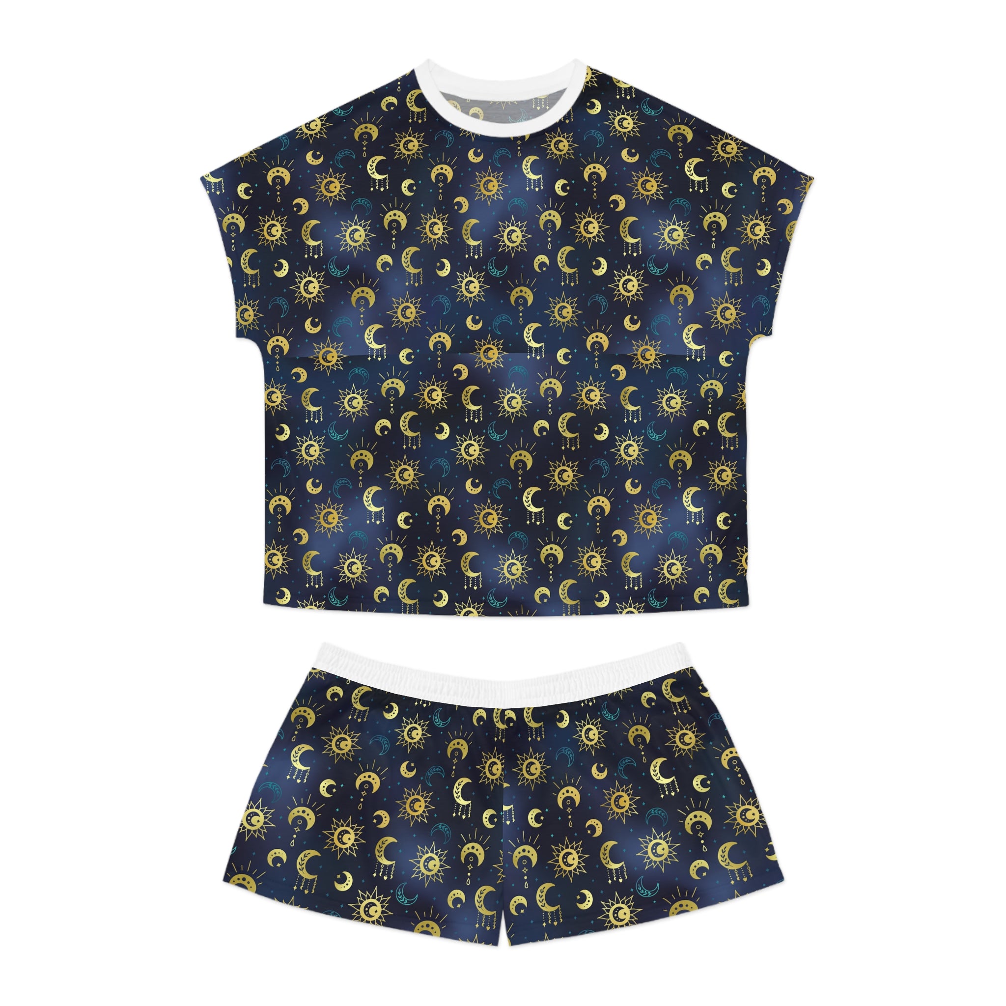 Pajama set in celestial print