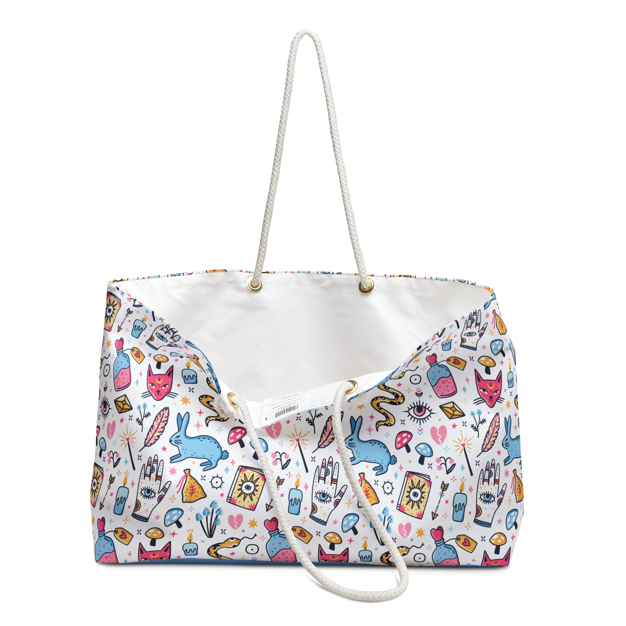 Bunny MagicWeekender Bag — Cu te Magical Pattern Travel Tote