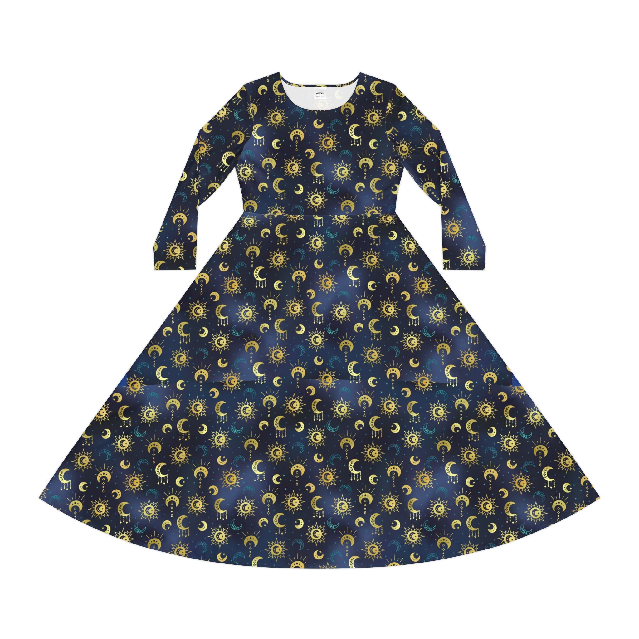 Sun moon and stars dress