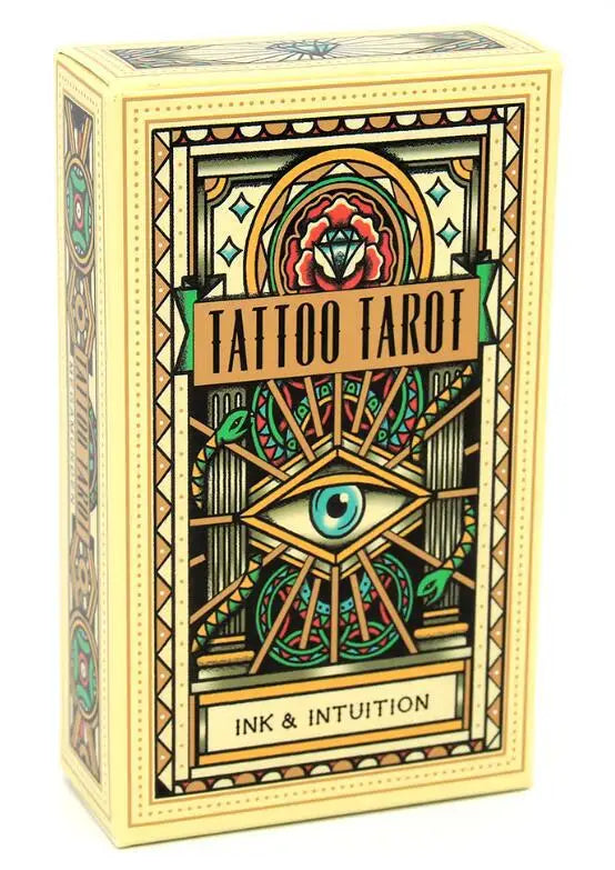 The  Tattoo Tarot Cards A 78 Tarot Deck PDF Guidebook Divination Tarot Deck For Women party board games